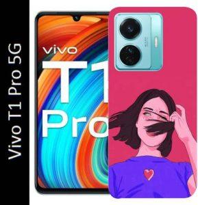 SillyStore Back Cover for Vivo T1 Pro 5G (Multicolor, Grip Case, Silicon)