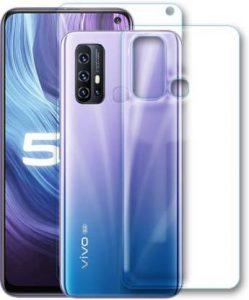 SOMAENTERPRISES Front and Back Screen Guard for Vivo Z6 5G (Pack of 2)