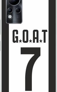 Dreamcase Back Cover for Infinix Note 11 (Black, White, Dual Protection, Silicon)