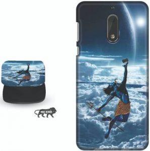 SPBR Back Cover for Nokia 6 (Multicolor, Cases with Holder)