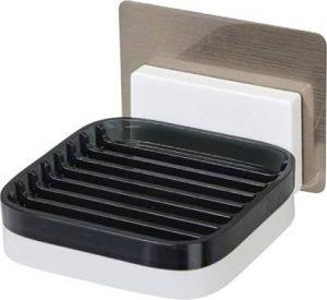 rbc Square Soap Holder Magic Sticker Series (White and Black, White and)