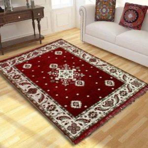 Bhoriaprints Multicolor Cotton Carpet (121 cm, X 183 cm, Rectangle)