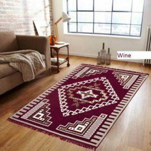 MSB FAB Multicolor Cotton Carpet (121 cm, X 183 cm, Rectangle)