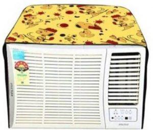 Radha Air Conditioner Cover (Width: 46 cm, Yellow)
