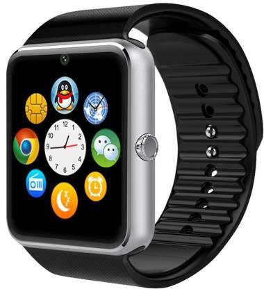 Diamoda GT08 Smartwatch (Black Strap, Regular)