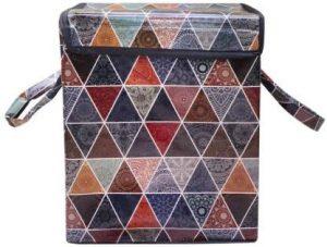 Treffen Creations 15 L Multicolor Laundry Basket (PVC)