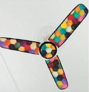 SLOWIND Ceiling Fan Cover (Width: 20 cm, Multicolor)