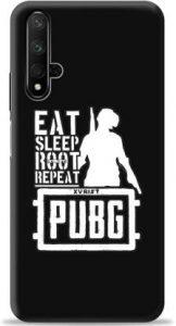 Swagr Back Cover for Honor 20 (Black, Shock Proof)