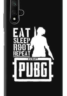 Swagr Back Cover for Honor 20 (Black, Shock Proof)
