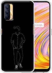 Vascase Back Cover for Realme V15 (Multicolor, Dual Protection, Silicon)