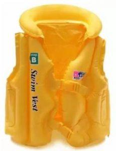 HaappyBox Inflatable swim Jacket/Vest for 3 to 6 years Swim Floatation Belt