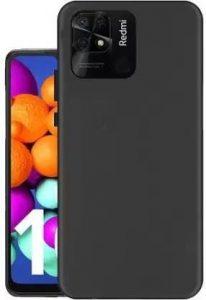 Chronic Back Cover for REDMI 10 (Black, Flexible)