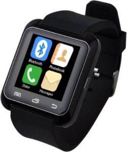 TECHNO FROST Techno Frost U-8 Smart Watch Smartwatch (Black Strap, Large)