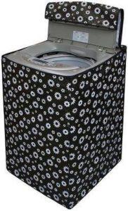 TINGLEZONE Top Loading Washing Machine Cover (Width: 62 cm, black,white)
