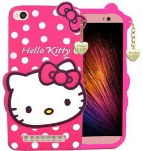 Tunexr Back Cover for Mi Redmi 5A (Pink, Grip Case)
