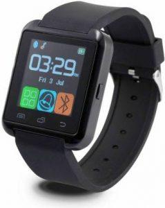 TECHNO FROST Techno Frost U-8 Smart Watch Smartwatch (Black Strap, Large)