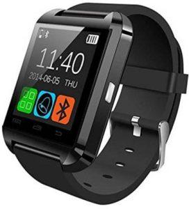 J&D Sales Bluetooth Smartwatch (Black Strap, Regular)