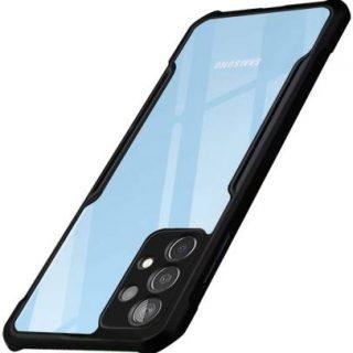 BRENZZ Back Cover for Samsung Galaxy A73 5G (Black, Shock Proof)