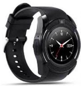 TECHNO FROST C6 Black Smartwatch (Black Strap, Regular)