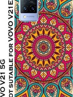Hukudu Back Cover for VIVO V21 5G.[not suitable for vivo V21E 5G (Multicolor, 3D Case)