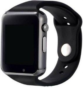 Highpride W-1 Notifier Health Smartwatch (Black Strap, Regular)