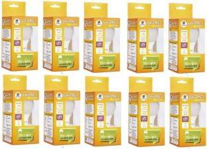 WIPRO 3 W Standard E27 LED Bulb (White, Pack of 10)