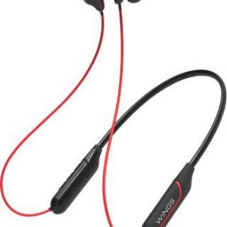 Wings WL-Phantom 1100 Bluetooth Gaming Headset (Red, In the Ear)
