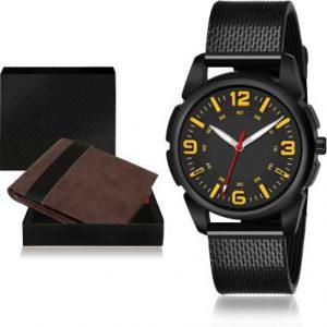 GROOT Watch & Wallet Combo (Brown, Black)