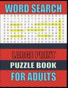 Word Search Large Print Puzzle Book For Adults (English, Paperback, Print House Kr)
