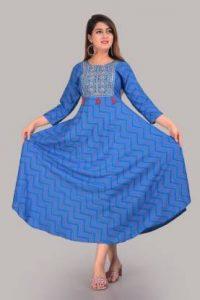 Anarkali Gown (Pink)