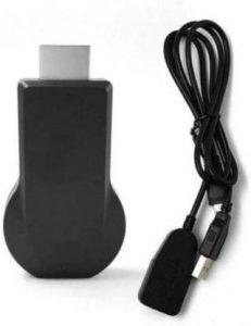 GUGGU XQH_588P Any cast WiFi HDMI Dongle & Wireless Display for TVLaptopDesktopTablet Compatible with All Smartphone Media Streaming Device (Black)