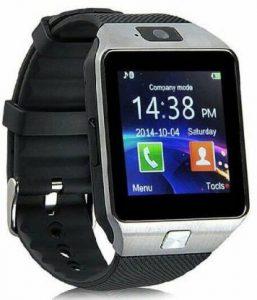 Hm Enterprises Dz09 phone Smartwatch (Black Strap, Free Size)