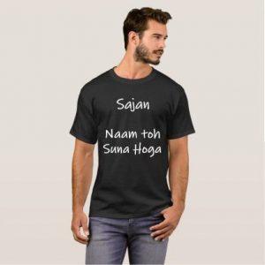 Printed Men Black T-Shirt