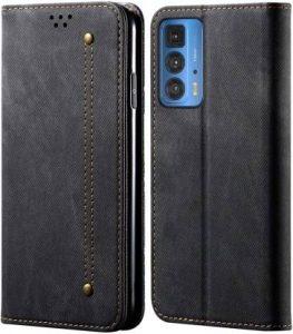 Mofi Flip Cover for Motorola Edge 20 PRO (Black, Magnetic Case)